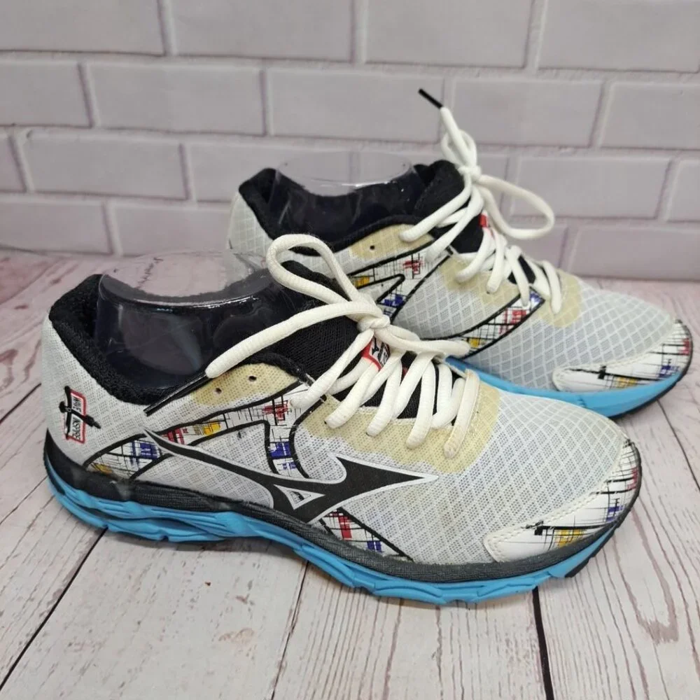 Mizuno Womens Size 8.5 Wave Inspire 10 Running Shoes White‎ Trainers Lace Up